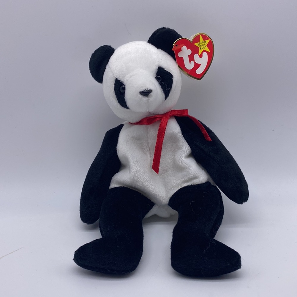 Fortune Ty Beanie Baby Plush Stuffed Animal Bear 1998